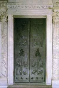 Manzu' -  Porta della Morte (Vaticano, 1952-64)[1]