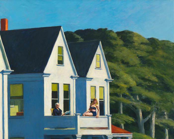 Edward Hopper (1882 1967) Second Story Sunlight (Secondo piano al sole) 1960 Olio su tela, 102,1x127,3 cm New York, Whitney Museum of American Art 